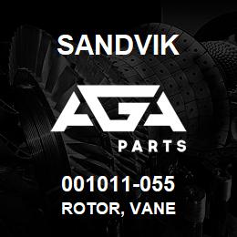 001011-055 Sandvik ROTOR, VANE | AGA Parts