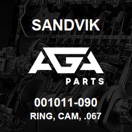 001011-090 Sandvik RING, CAM, .067 | AGA Parts