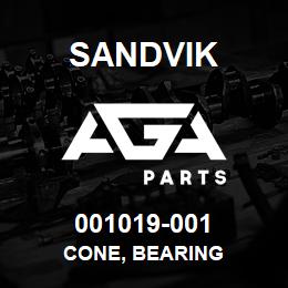 001019-001 Sandvik CONE, BEARING | AGA Parts