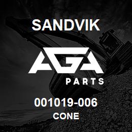 001019-006 Sandvik CONE | AGA Parts