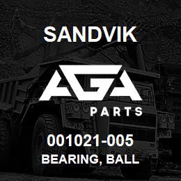 001021-005 Sandvik BEARING, BALL | AGA Parts