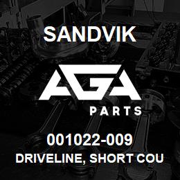 001022-009 Sandvik DRIVELINE, SHORT COUPLED, 12.25" L | AGA Parts