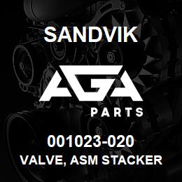 001023-020 Sandvik VALVE, ASM STACKER | AGA Parts