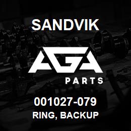 001027-079 Sandvik RING, BACKUP | AGA Parts