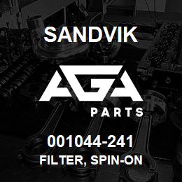 001044-241 Sandvik FILTER, SPIN-ON | AGA Parts