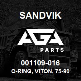 001109-016 Sandvik O-RING, VITON, 75-904 | AGA Parts