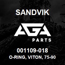 001109-018 Sandvik O-RING, VITON, 75-906 | AGA Parts