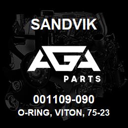 001109-090 Sandvik O-RING, VITON, 75-236 | AGA Parts