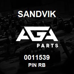 0011539 Sandvik PIN RB | AGA Parts