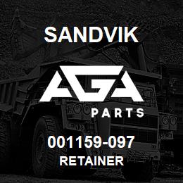 001159-097 Sandvik RETAINER | AGA Parts