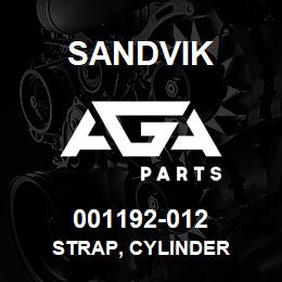 001192-012 Sandvik STRAP, CYLINDER | AGA Parts