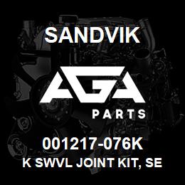 001217-076K Sandvik K SWVL JOINT KIT, SEAL RB | AGA Parts