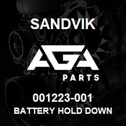001223-001 Sandvik BATTERY HOLD DOWN | AGA Parts