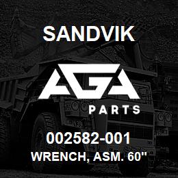 002582-001 Sandvik WRENCH, ASM. 60" | AGA Parts