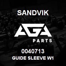 0040713 Sandvik GUIDE SLEEVE W1 | AGA Parts