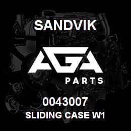 0043007 Sandvik SLIDING CASE W1 | AGA Parts