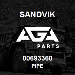 00693360 Sandvik PIPE | AGA Parts