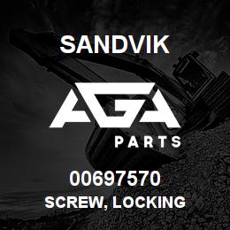 00697570 Sandvik SCREW, LOCKING | AGA Parts