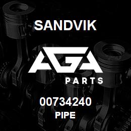 00734240 Sandvik PIPE | AGA Parts