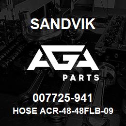 007725-941 Sandvik HOSE ACR-48-48FLB-090-48FLA-47.0 | AGA Parts