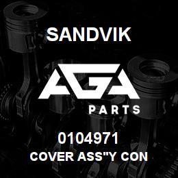 0104971 Sandvik COVER ASS'Y CON | AGA Parts