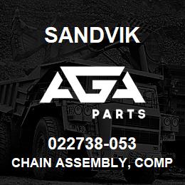 022738-053 Sandvik CHAIN ASSEMBLY, COMPLETE | AGA Parts