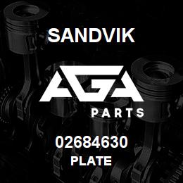 02684630 Sandvik PLATE | AGA Parts