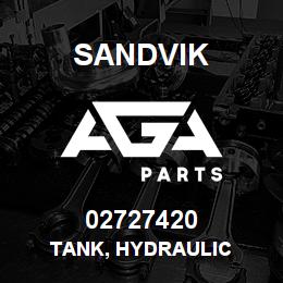 02727420 Sandvik TANK, HYDRAULIC | AGA Parts