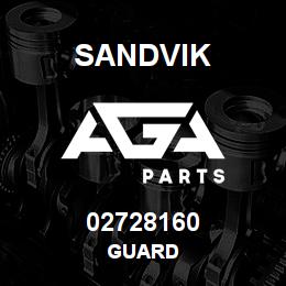 02728160 Sandvik GUARD | AGA Parts