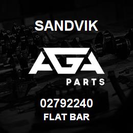02792240 Sandvik FLAT BAR | AGA Parts