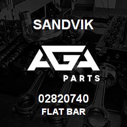 02820740 Sandvik FLAT BAR | AGA Parts