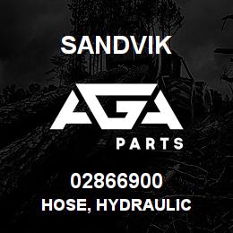 02866900 Sandvik HOSE, HYDRAULIC | AGA Parts