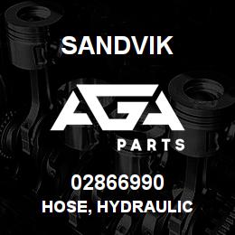 02866990 Sandvik HOSE, HYDRAULIC | AGA Parts