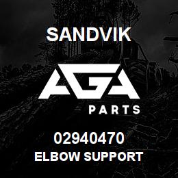 02940470 Sandvik ELBOW SUPPORT | AGA Parts