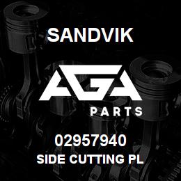 02957940 Sandvik SIDE CUTTING PL | AGA Parts