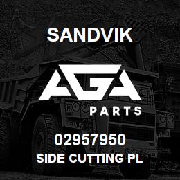 02957950 Sandvik SIDE CUTTING PL | AGA Parts