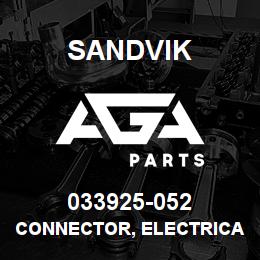 033925-052 Sandvik CONNECTOR, ELECTRICAL | AGA Parts