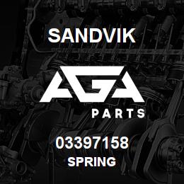 03397158 Sandvik SPRING | AGA Parts