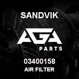 03400158 Sandvik AIR FILTER | AGA Parts