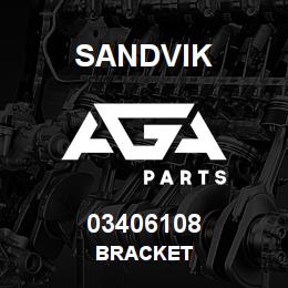03406108 Sandvik BRACKET | AGA Parts