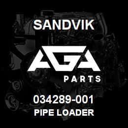 034289-001 Sandvik PIPE LOADER | AGA Parts