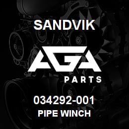 034292-001 Sandvik PIPE WINCH | AGA Parts