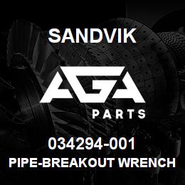034294-001 Sandvik PIPE-BREAKOUT WRENCH | AGA Parts