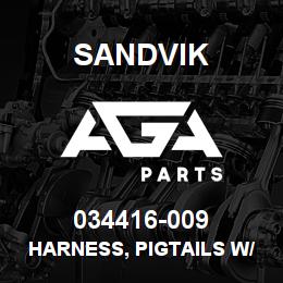 034416-009 Sandvik HARNESS, PIGTAILS W/PANEL 1190E LP | AGA Parts