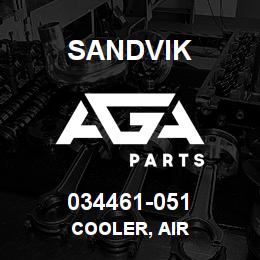 034461-051 Sandvik COOLER, AIR | AGA Parts