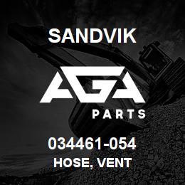 034461-054 Sandvik HOSE, VENT | AGA Parts