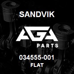 034555-001 Sandvik FLAT | AGA Parts