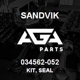 034562-052 Sandvik KIT, SEAL | AGA Parts