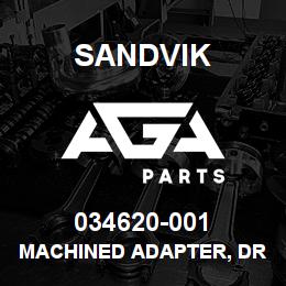 034620-001 Sandvik MACHINED ADAPTER, DRIVELINE | AGA Parts