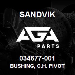 034677-001 Sandvik BUSHING, C.H. PIVOT | AGA Parts